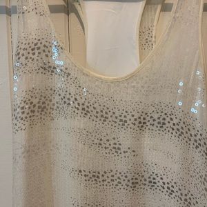 Sequin Club Monaco Racer Back Dress